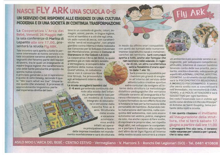 FLY ARK  - Una scuola da 0 ai 6 anni