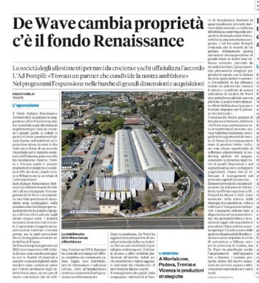 Informazioni dalla aziende – DE WAVE area industriale Lisert – Monfalcone