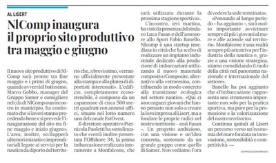 NL Comp a breve l’inaugurazione del quartier generale in Lisert (Monfalcone)