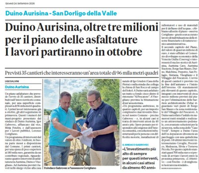 Proseguono le delegazioni amministrative intersoggettive ai sensi dell’art. 51 ter della L.R. con il Coseveg.