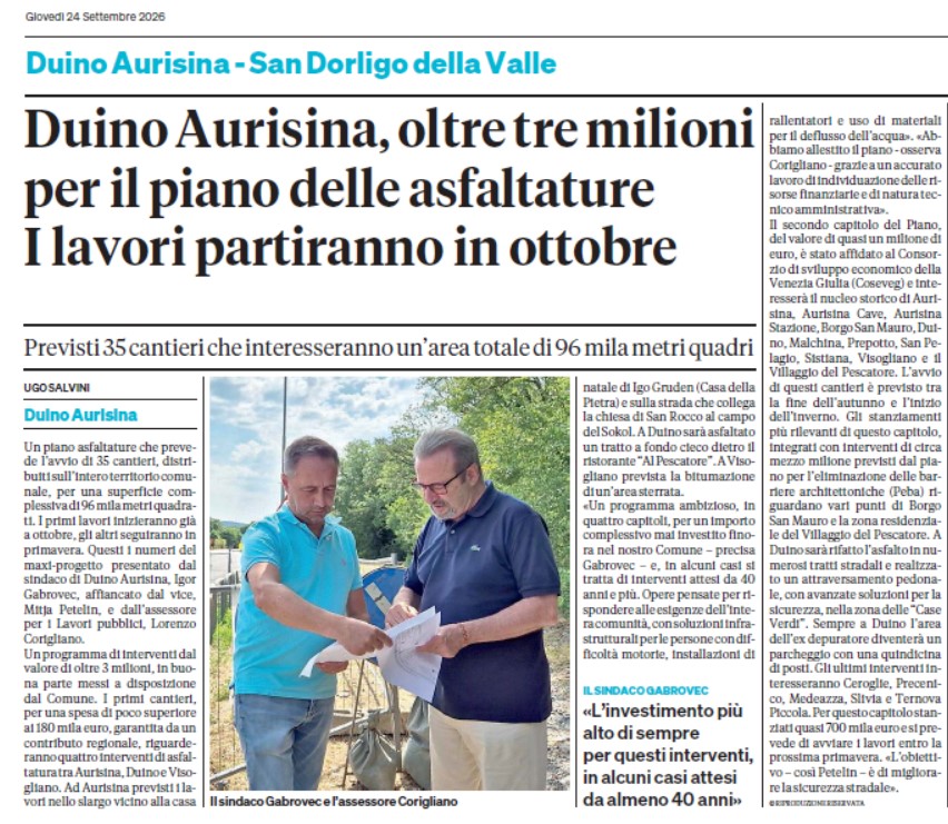 Proseguono le delegazioni amministrative intersoggettive ai sensi dell’art. 51 ter della L.R. con il Coseveg.