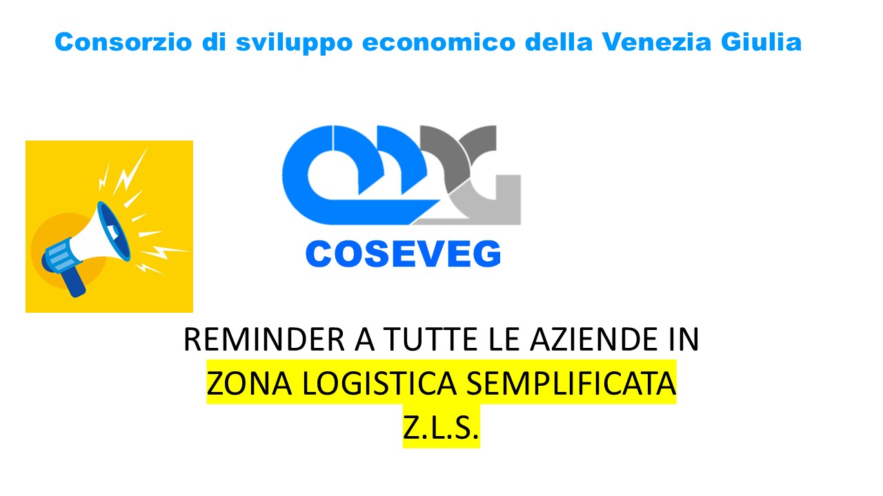 REMINDER A TUTTE LE AZIENDE IN ZLS (Zona logistica semplificata) – TAX CREDIT 2026