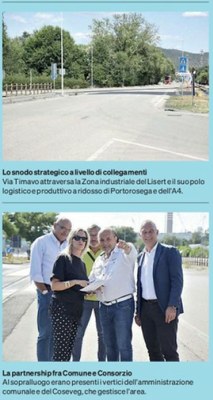 Via Timavo sotto stress per il passaggio dei TIR: rifacimento previsto nel 2027